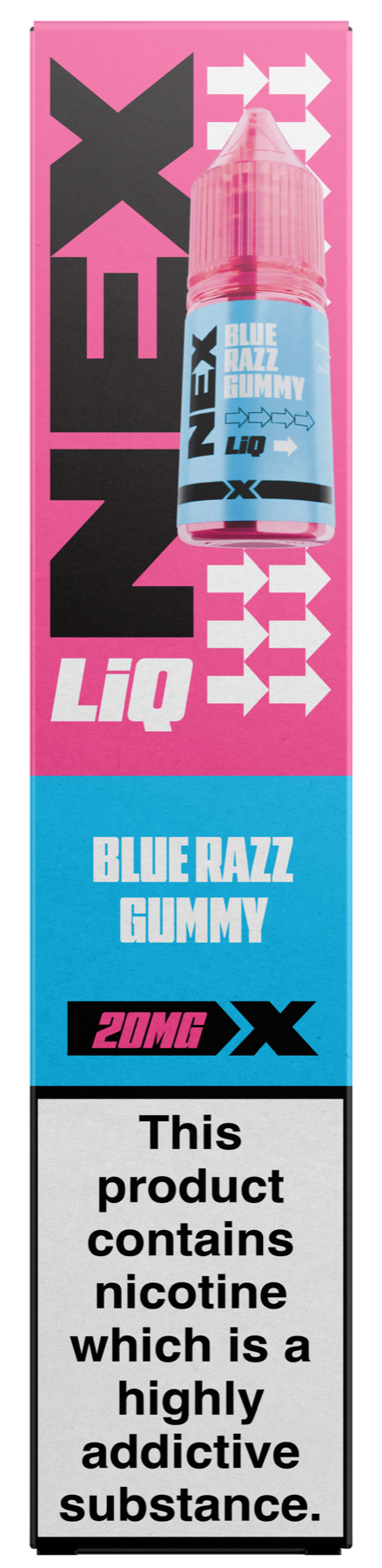 Blue Razz Gummy NEXLiQ pack