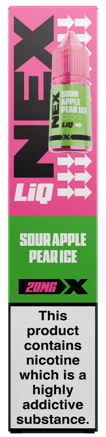 Sour Apple Pear Ice NEXLiQ pack