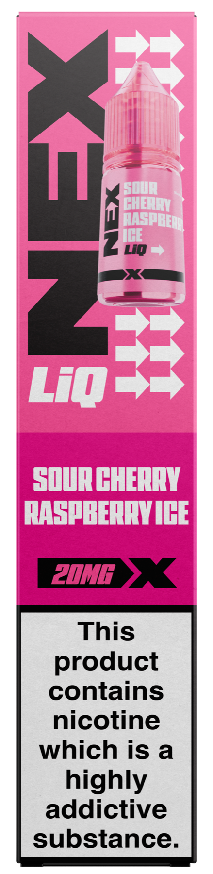 Sour Cherry Raspberry Ice NEXLiQ pack